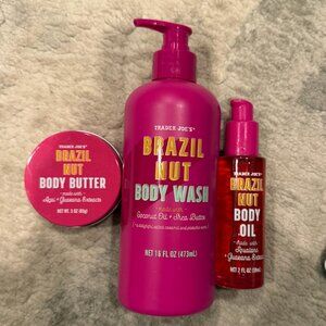 Trader Joe's Brazil Nut Body Set (Wash, Butter, and Oil)